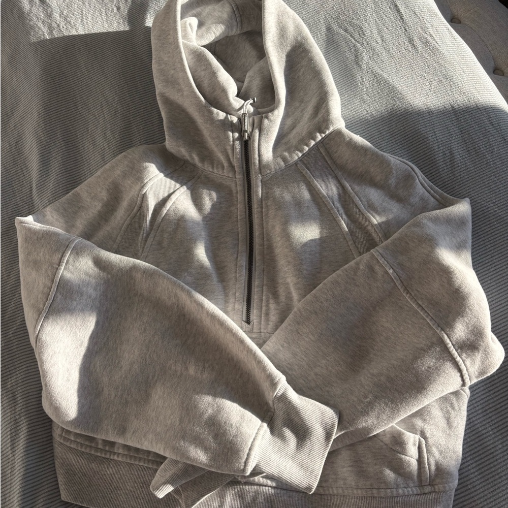 Gray Zip-Up Hoodie
